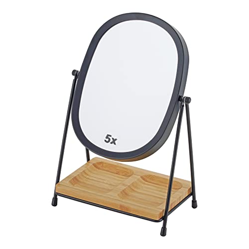 Matt Black With Bamboo Tray