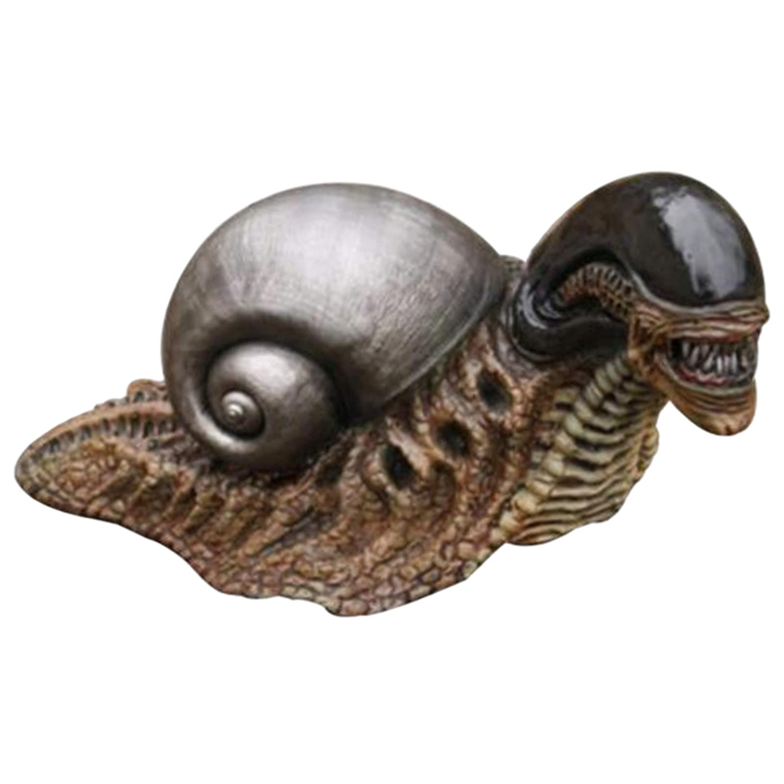 FAKEME Mysterious Alien Snail Statue - Unique Outdoor Garden Decor, Resin Yard Figure for Patio, Lawn, Bedroom & Dollhouse - Extraterrestrial Themed Home Art for Sci-Fi Lovers & Garden Enthusiasts