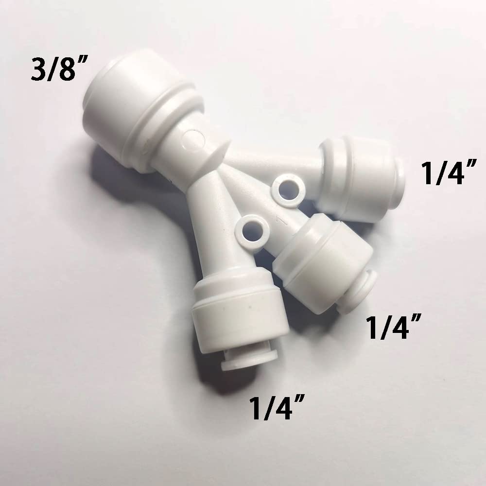 Food-Grade Quick Connect Push-In Tube Fitting, 3/8
