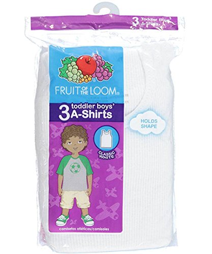 Fruit of the Loom Big Boys' A-Shirt #501B - Comfortable Cotton Undershirts for Kids & Teens - Perfect for School, Sports & Everyday Wear