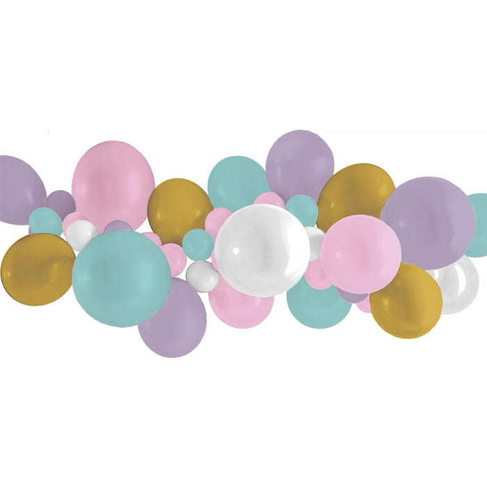 Pastel Unicorn Balloon Garland Kit for Birthday Party Decorations - Baby Shower, Kids Room, Nursery, Gender Reveal Party Decor