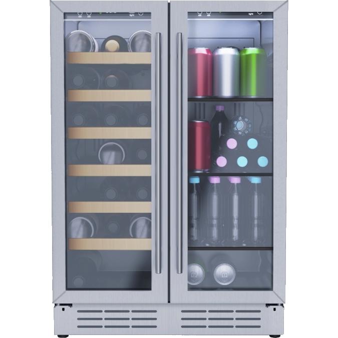 Arietta 4.8 Cu. Ft. French Door Beverage Refrigerator & Wine Cooler ARBF52SL1 - Perfect for Home Bars, Restaurants, and Entertaining Spaces