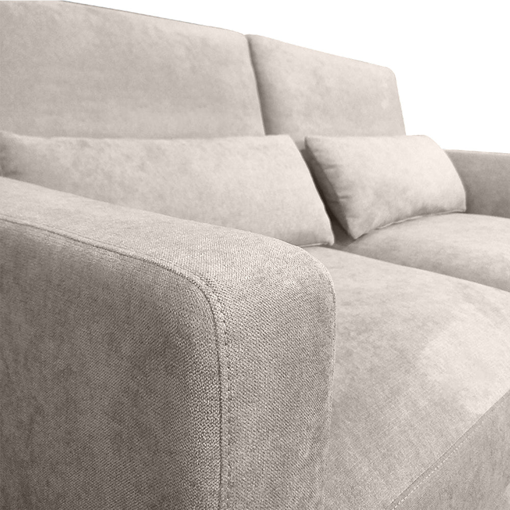 Luxury Armani 2.5 Seater Sofa - Modern Leather Living Room Couch for Home & Office - Perfect for Small Spaces, Apartments and Lounge Areas