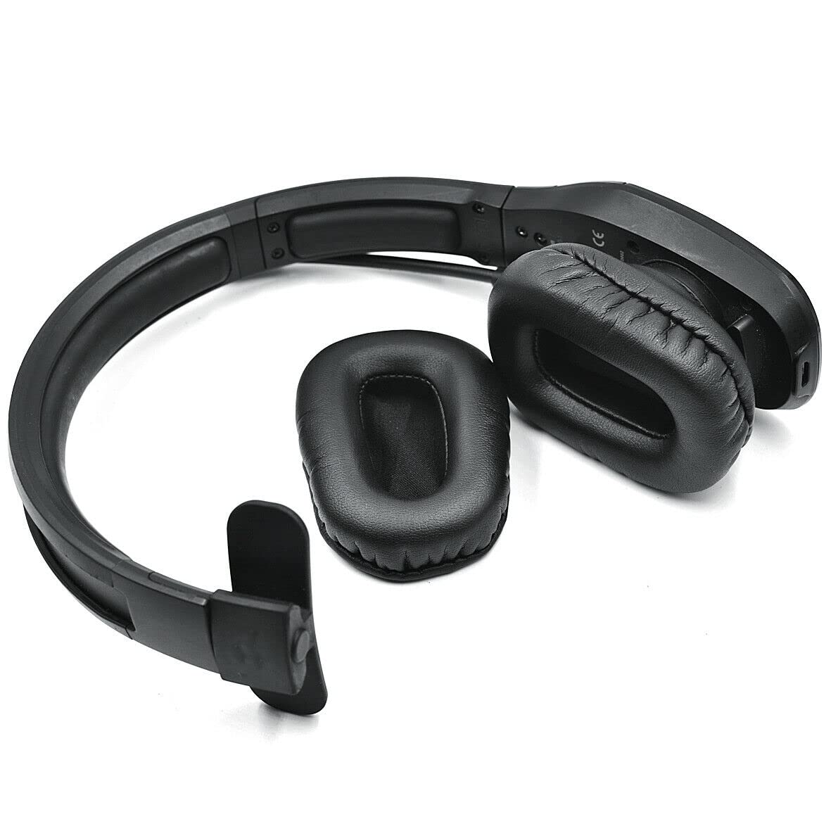 XBERSTAR Replacement Ear Cushion Pads for BlueParrott B450-XT Headset - Premium Protein Leather Ear Pads - Black - Noise Isolation Comfort for Truckers & Call Center Professionals