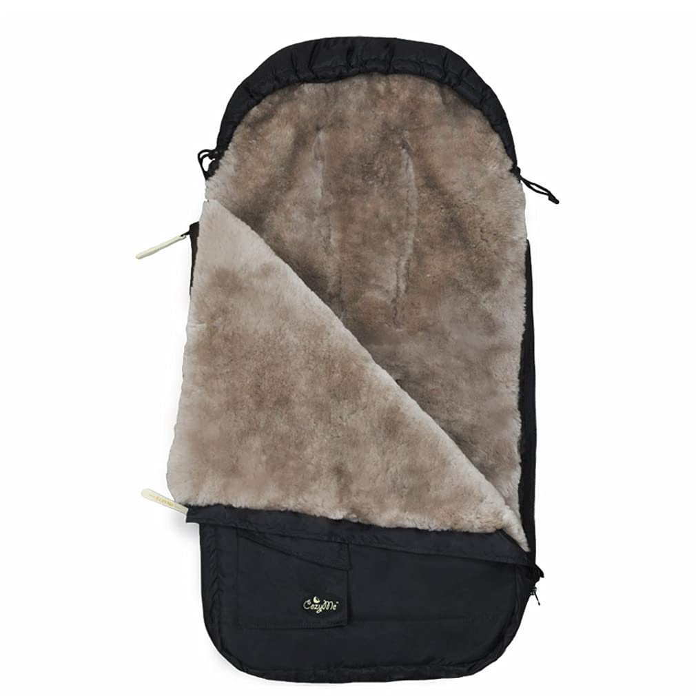 Premium Waterproof Universal Stroller Bunting Bag with Adjustable Front Height - Anti-Slip, Anti-Kick Design & Lambskin Handmuff for Cold Protection - Perfect for Winter Walks, Shopping Trips, and Outdoor Adventures with Baby