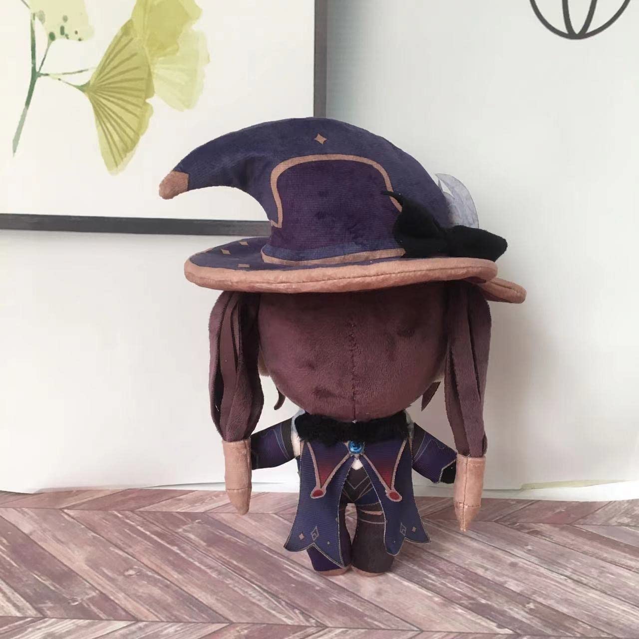 Genshin Impact Mona Plush Doll - Cute Anime Game Collectible, Perfect Gift for Boys, Girls & Anime Fans | Great for Cosplay, Room Decor & Gaming Enthusiasts