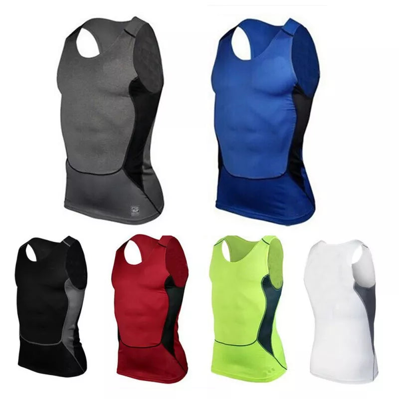 Breathable Men's XXL Running Vest - Sleeveless Gym Shirt for Fitness & Sports | Moisture-Wicking Workout Top for Jogging, Weightlifting & Outdoor Activities