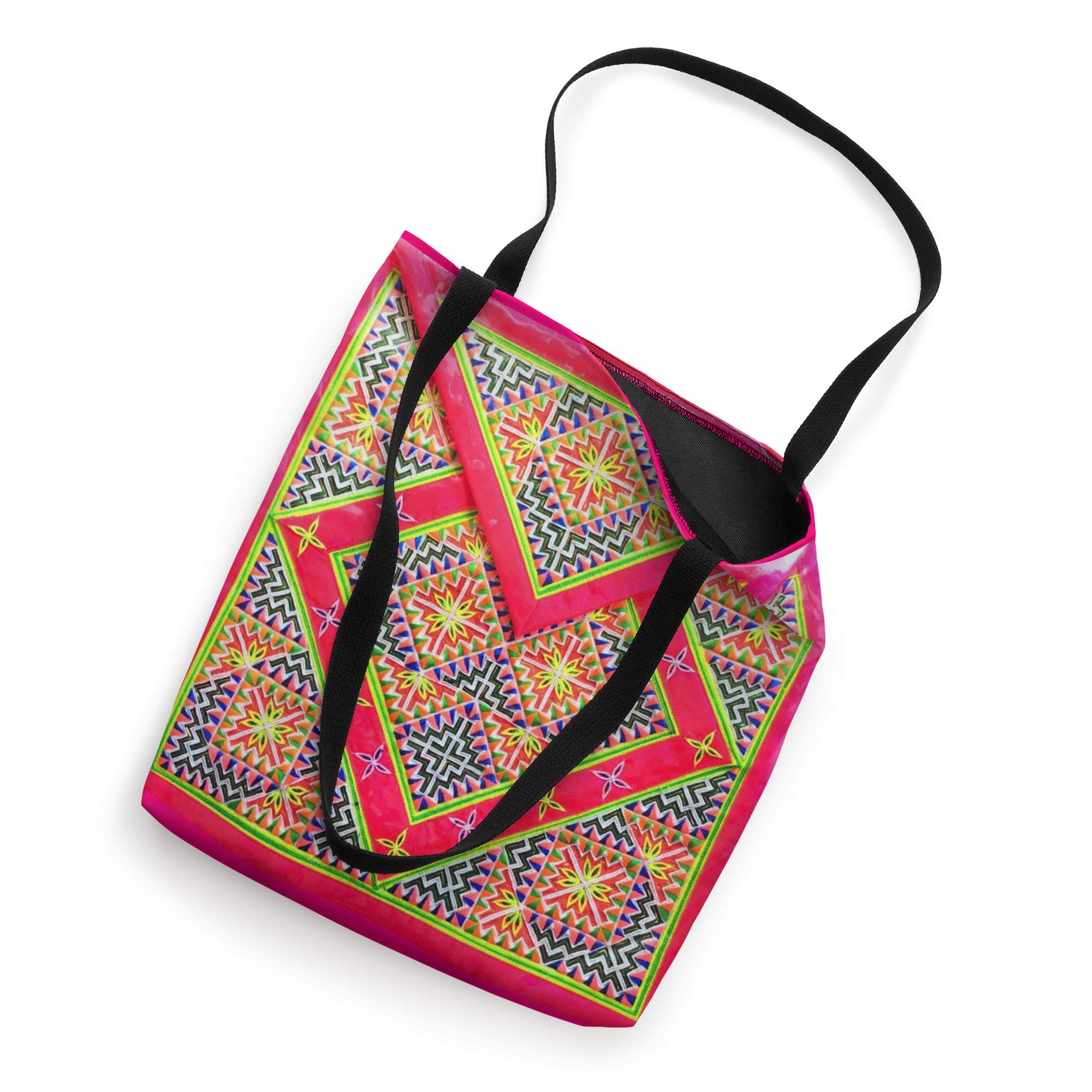 Hmong Embroidered Tote Bag - Handmade Money Pouch #9 - Stylish Crossbody Purse for Women | Perfect for Shopping, Travel & Cultural Events