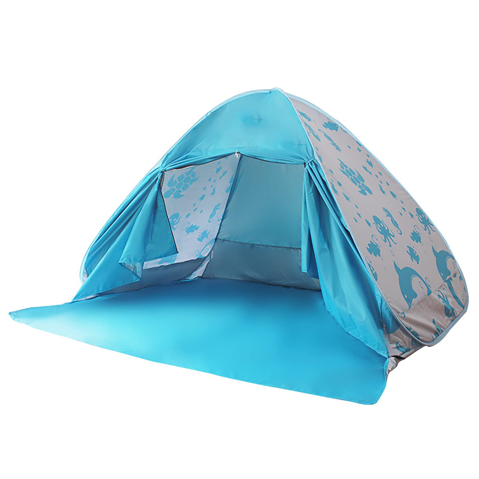 **Festival Tent Tunnel Tent - Instant Pop Up Dome Tent for Family Camping, Waterproof & Windproof Outdoor Shelter with Tarpaulin | Perfect for Backpacking, Beach Trips, and Music Festivals**