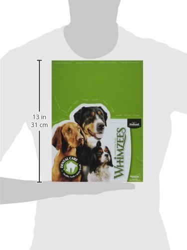 PARAGON PET PRODUCTS USA 330041 Whimzees Veggie Sausage Dental Dog Treats - Natural Teeth Cleaning Chews for Large Dogs, XL Size (30-Pack) - Perfect for Daily Oral Care & Playtime