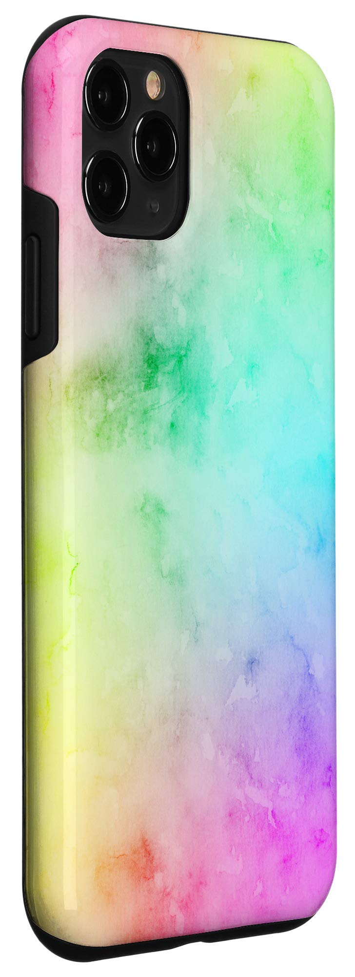 iPhone 11 Pro Case - Pastel Rainbow Tie-Dye Watercolor Design | Slim Protective Cover for Women & Men | Perfect for Everyday Use, Travel & Fashion Accessory