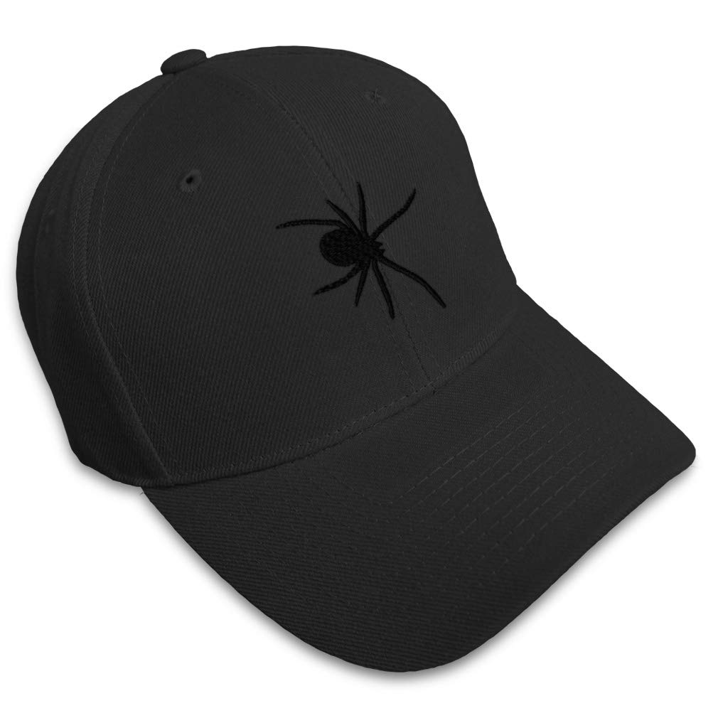 Spider Black Widow Embroidered Baseball Cap for Men & Women - Animal & Insect Design Hat for Outdoor, Sports & Casual Wear