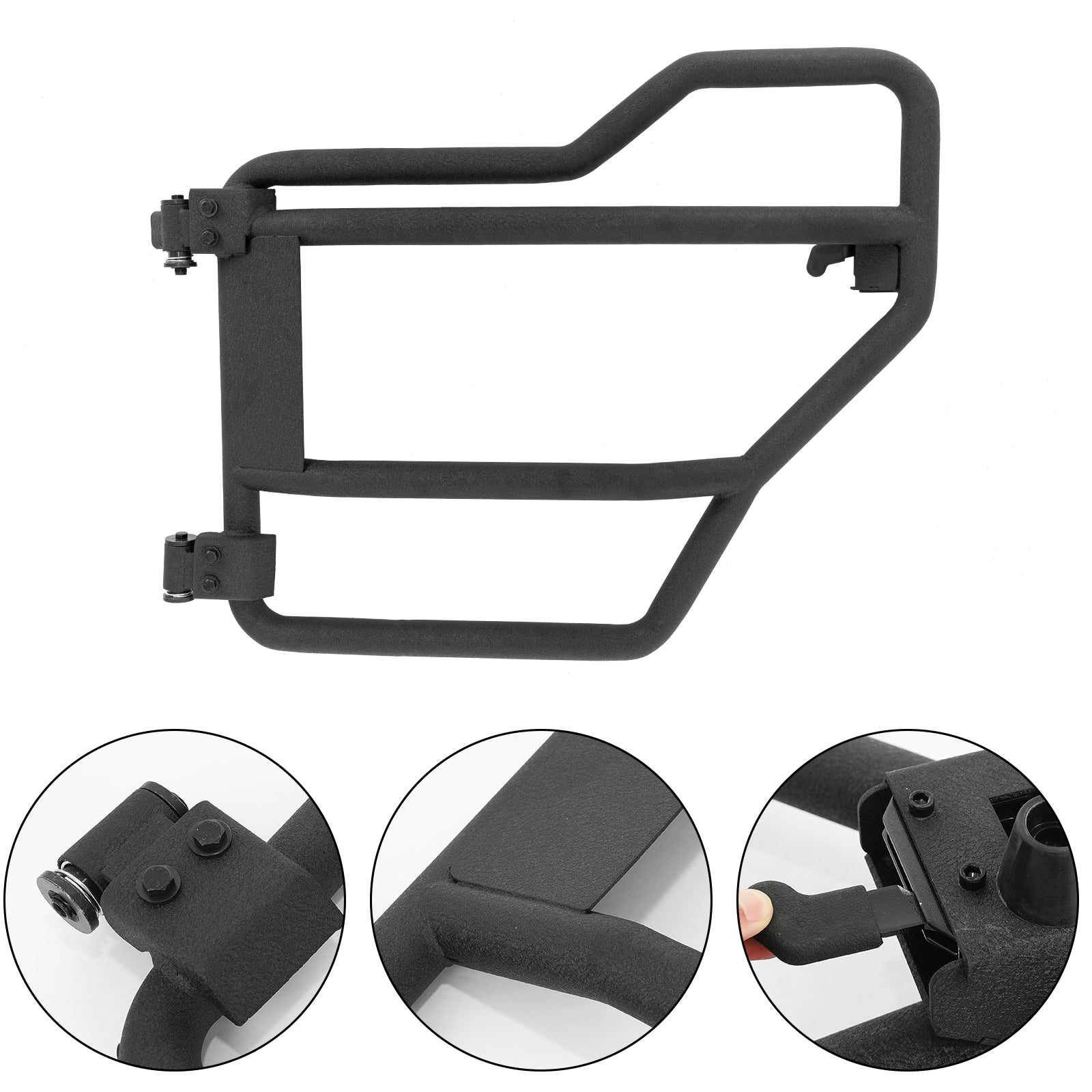 Ford Bronco Tube Doors for 2021-2025 Ford Bronco 4 Door - Front & Rear Set (4PCS) - Off-Road Adventure & Jeep Style Upgrade