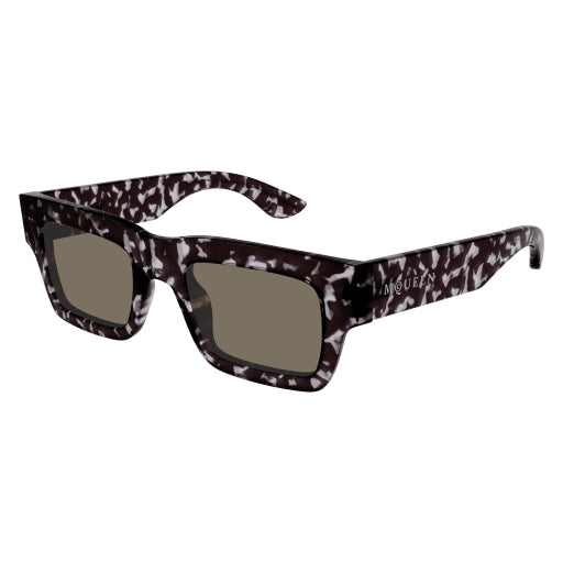 Alexander McQueen AM0508S Designer Sunglasses for Women & Men - UV Protection, Luxury Fashion Eyewear for Outdoor, Travel & Daily Wear