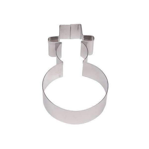 Traditional Snowman Punch Cutter - Christmas Cookie Cutter Set for Holiday Baking, DIY Gingerbread & Sugar Cookies - Perfect for Christmas Party Decorations & Gift Giving