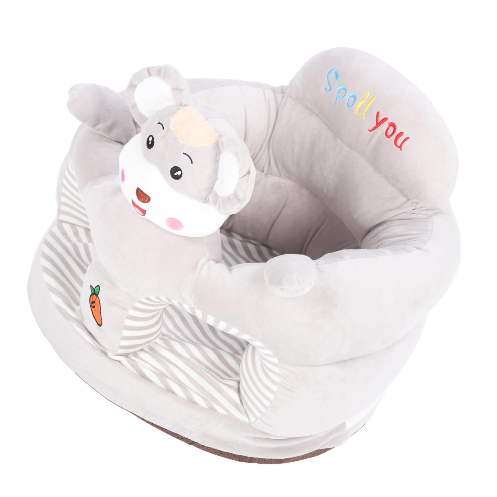 **Soft Animal-Shaped Baby Support Sofa - Plush Floor Cushion for Sitting Posture Support, Indoor Play & Nursery Comfort (Style #3)**    *Perfect for playtime, tummy time, or cozy reading nook in the nursery!*