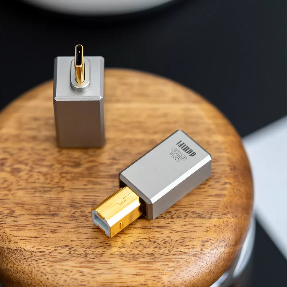 DD ddHiFi TC01BF/TC01B HiFi Quality USB B to USB C Audio Decoder Adapter Converter - Perfect for Studio Recording, HiFi Systems & Mobile Devices