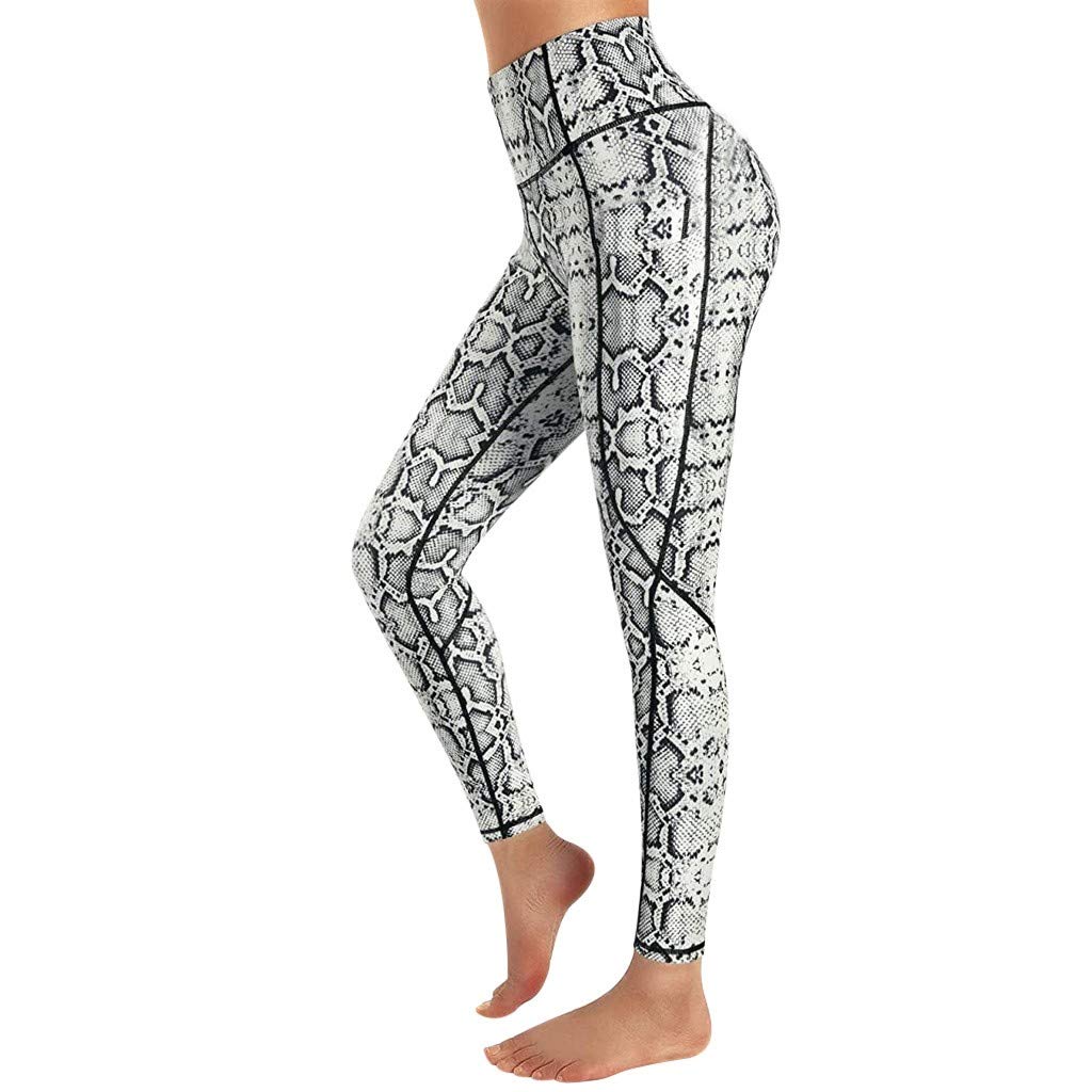 PLENTOP Women's High Waisted Yoga Pants - Tummy Control Workout Leggings with Pockets for Running, Gym & Lounge | Breathable Compression Activewear for Women
