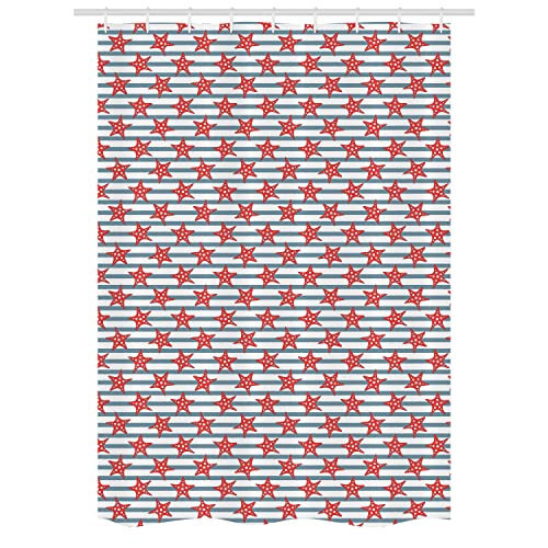 Slate Blue Red White