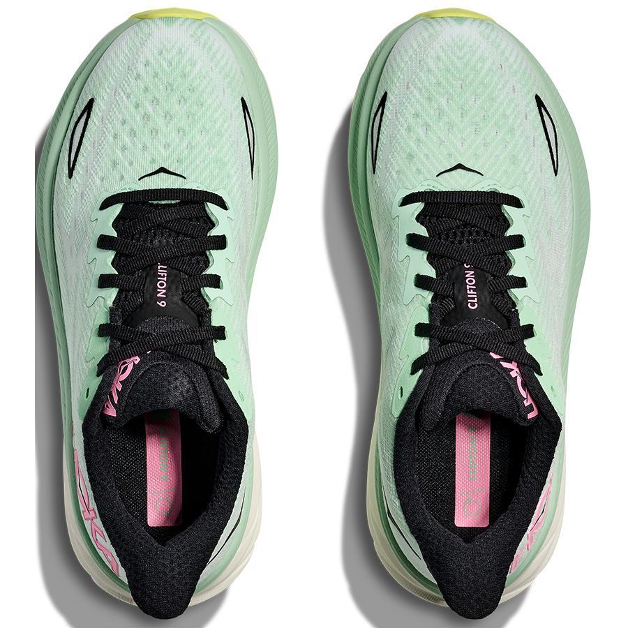 HOKA Women's Clifton 9 Running Shoes - Lightweight Cushioned Sneakers for Road Running, Walking & Gym Workouts