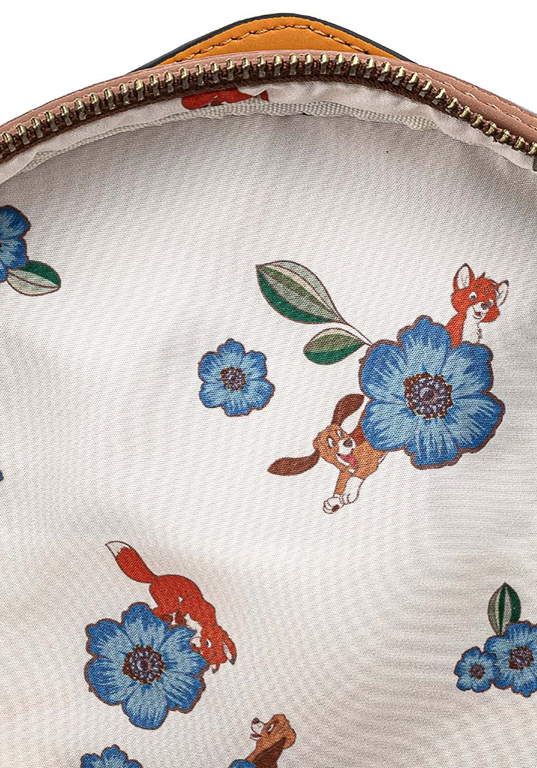 Disney Fox and The Hound Todd & Cooper Cosplay Women's Shoulder Bag - Loungefly Double Strap Purse for Disney Fans, Collectors & Everyday Use