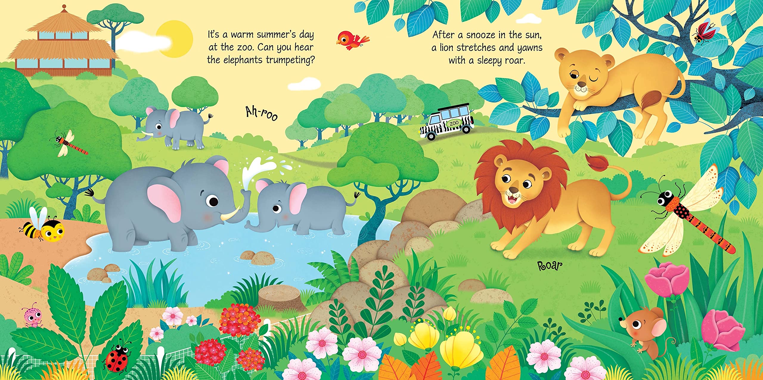 Zoo Sounds Interactive Sound Book for Kids - Animal Noises & Learning Fun | Perfect for Toddlers, Preschool Education & Bedtime Stories