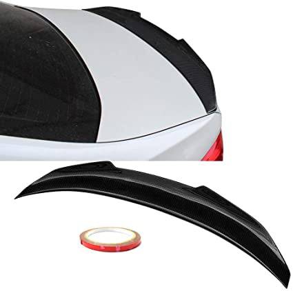 2012-2019 BMW 3 Series F30 F80 & M3 Sedan PSM Style Rear Spoiler - Real Carbon Fiber or Glossy Black - Enhances Aerodynamics & Sporty Look for Street Racing & Car Shows
