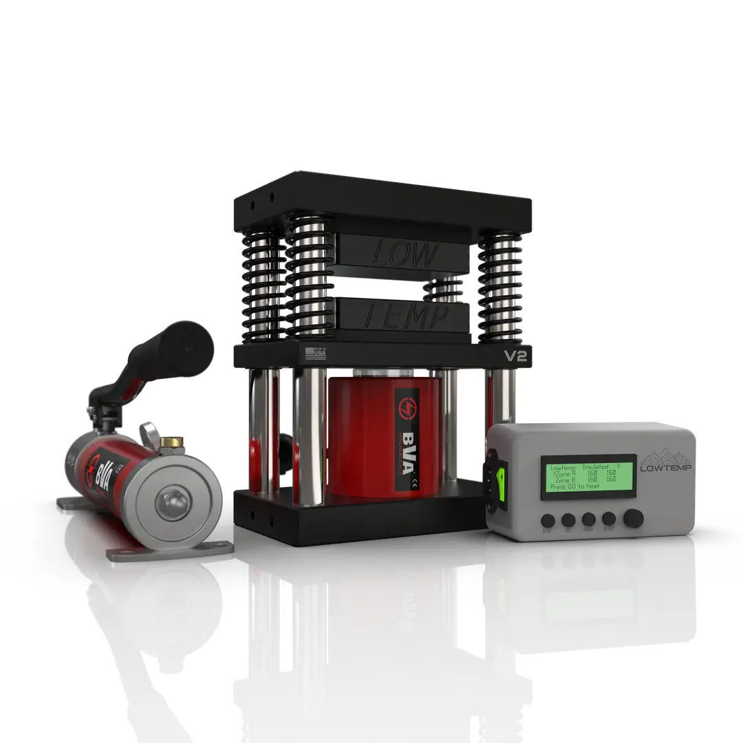 Lowtemp Industries V2 3x5 20 Ton Rosin Press - Professional Hydraulic Heat Press Machine for Extracting Rosin, Essential Oils & Concentrates - Perfect for Home DIY, Commercial Extraction & Cannabis Processing