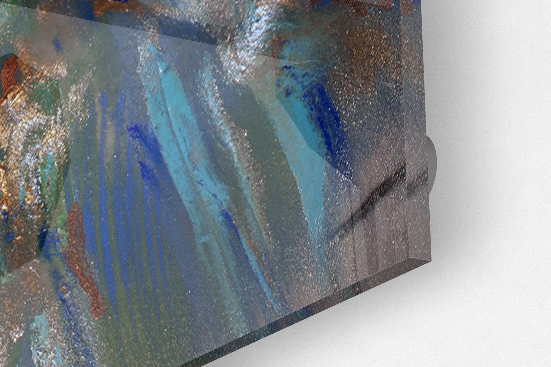 Blue Painted Woman Statue - Handcrafted Home Decor for Living Room, Bedroom & Garden - Perfect Gift for Housewarming & Birthday