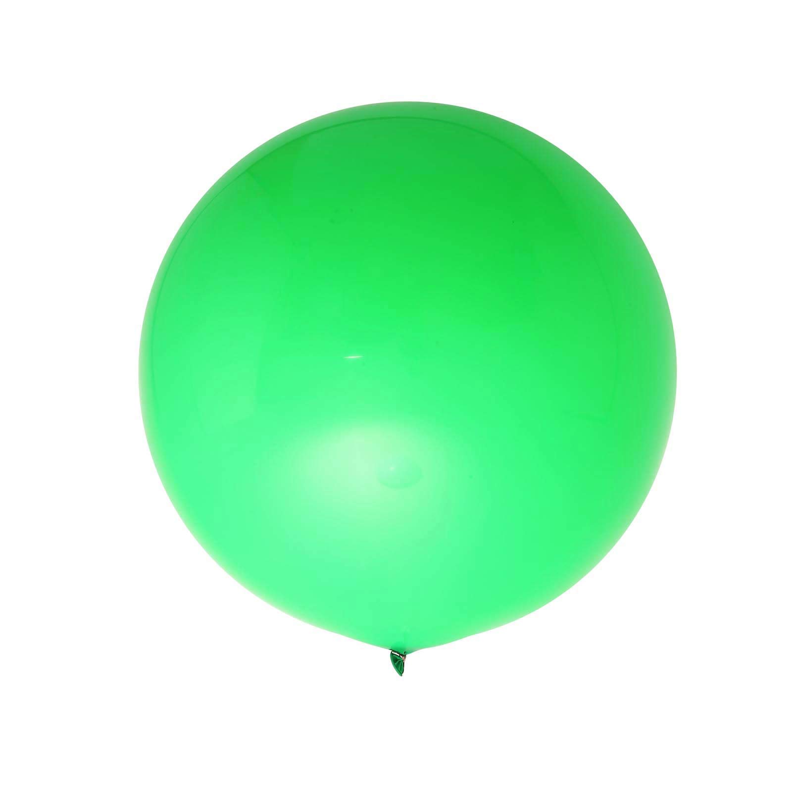 BalsaCircle 2 Pack 32-Inch Green Matte Large Latex Balloons for Party Decorations - Wedding, Birthday, Baby Shower, Graduation & Special Events Decor Supplies