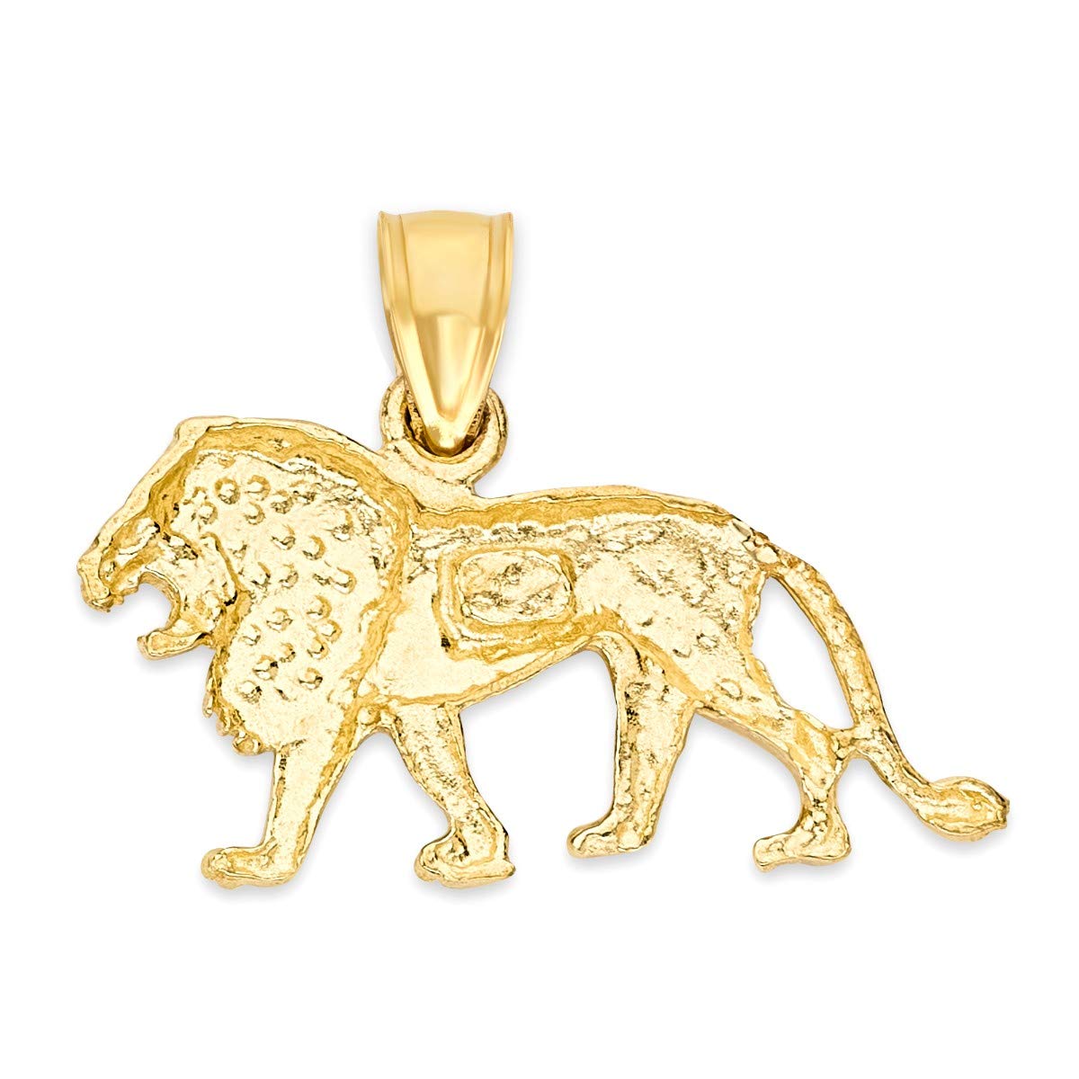 10K Real Solid Gold Lion Pendant Necklace - Zodiac Leo Jewelry for Women, Astrology Birthday Gift for Her - Perfect for Birthday, Anniversary & Special Occasions