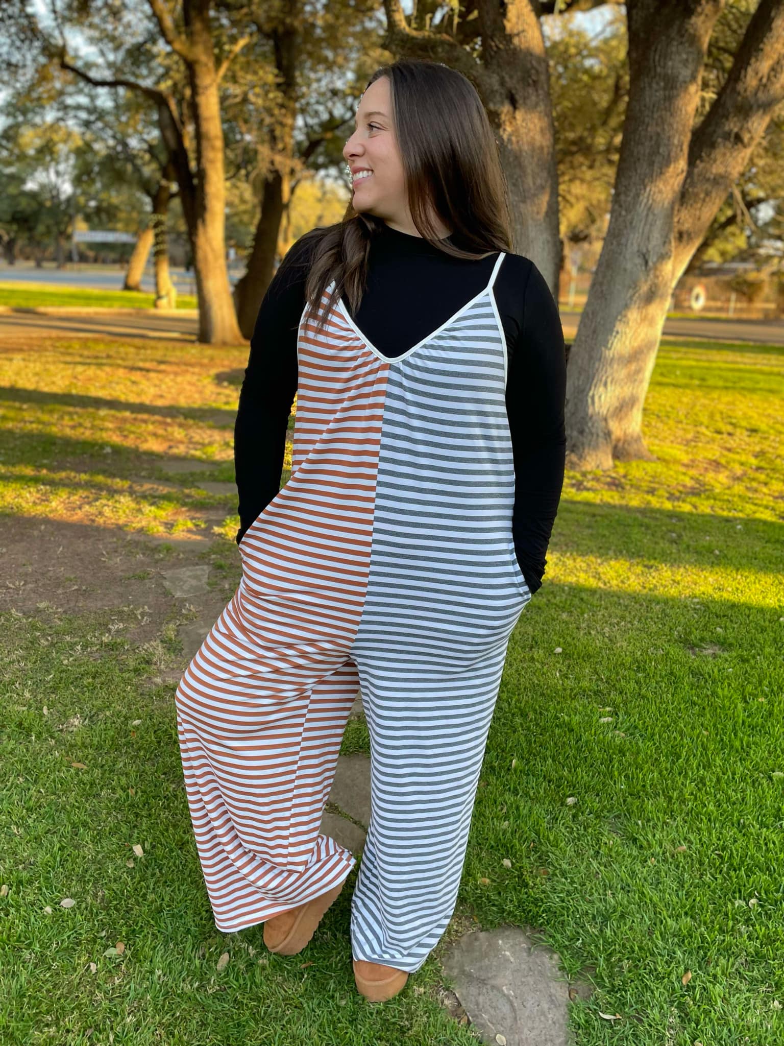 Happy Together Jumpsuit - Stylish Women's Romper for Casual Outings & Summer Vacations | Comfortable One-Piece Outfit for Beach, Travel, and Date Nights