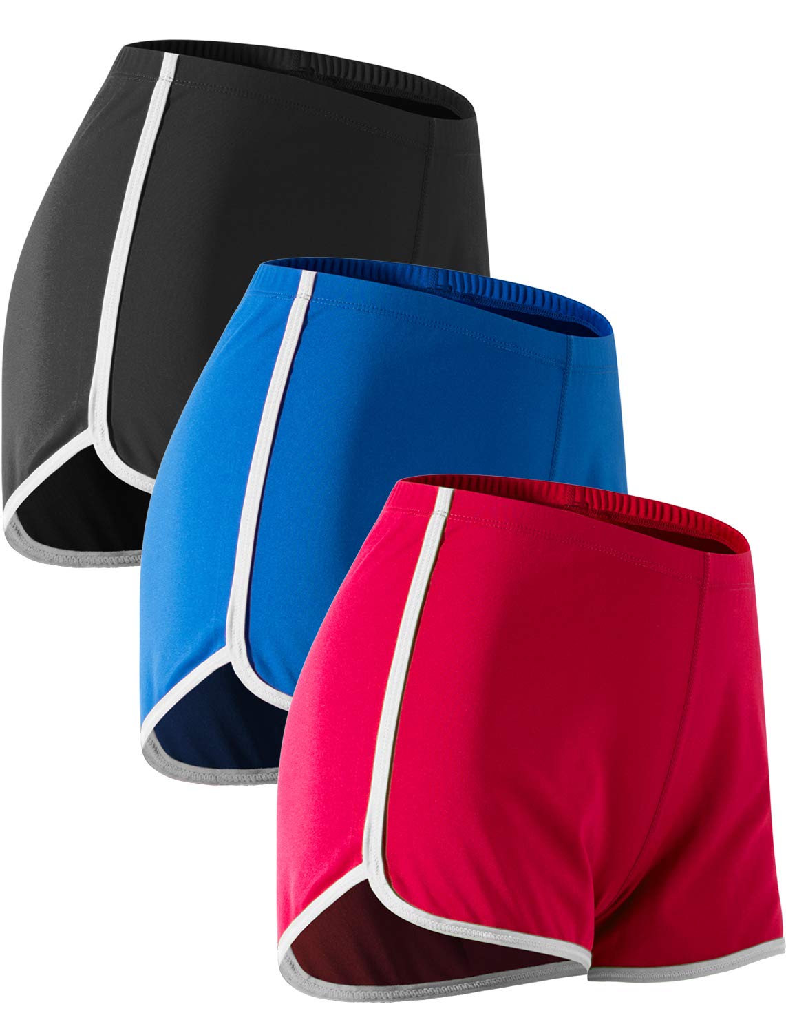 CADMUS Women's Sexy High Waisted Booty Shorts - Summer Beach Volleyball Shorts for Women - Perfect for Gym, Yoga, and Pool Party