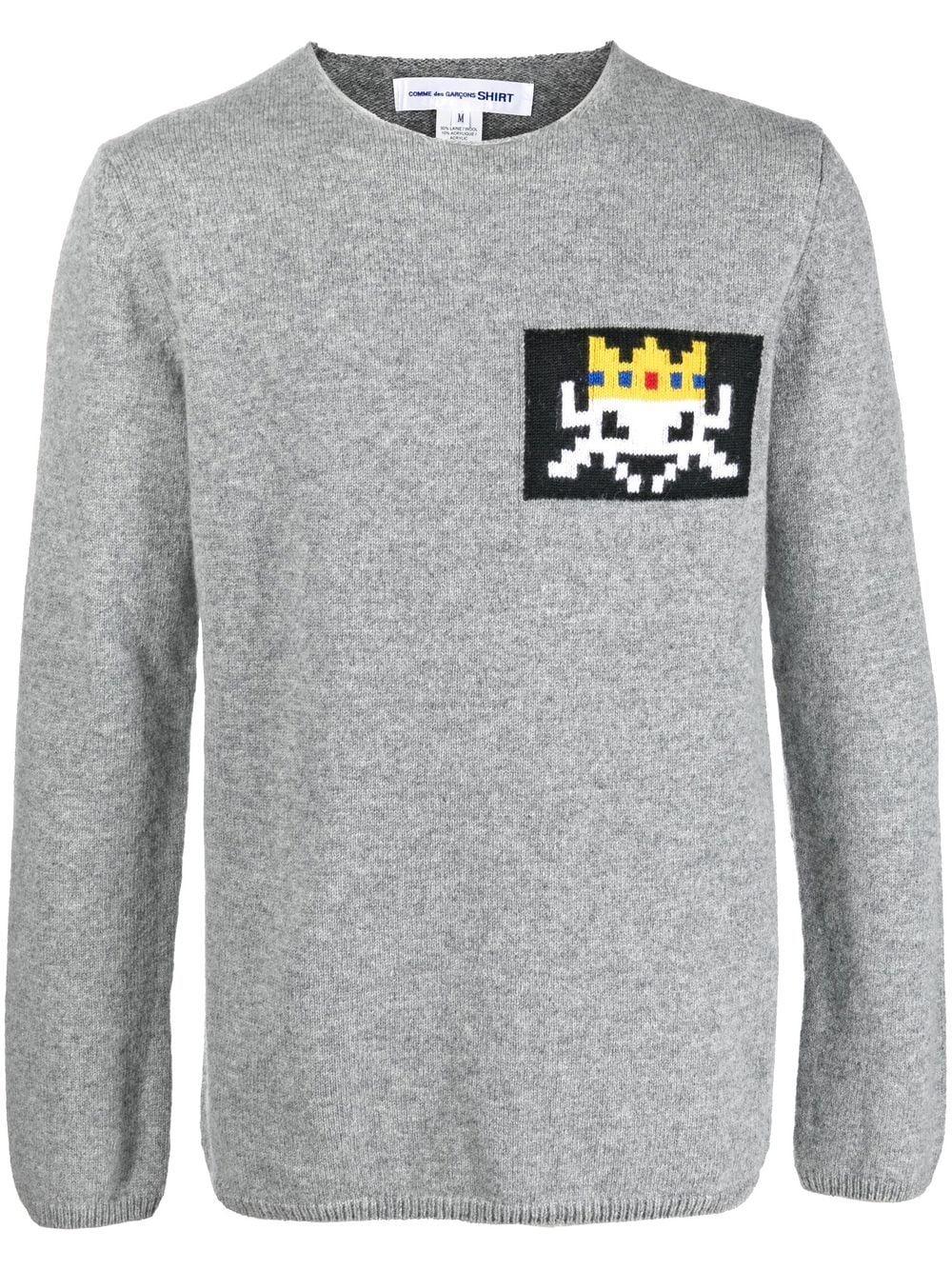 Comme des Garcons Grey Sweater for Men & Women - Stylish & Comfortable Knitwear for Casual & Office Wear