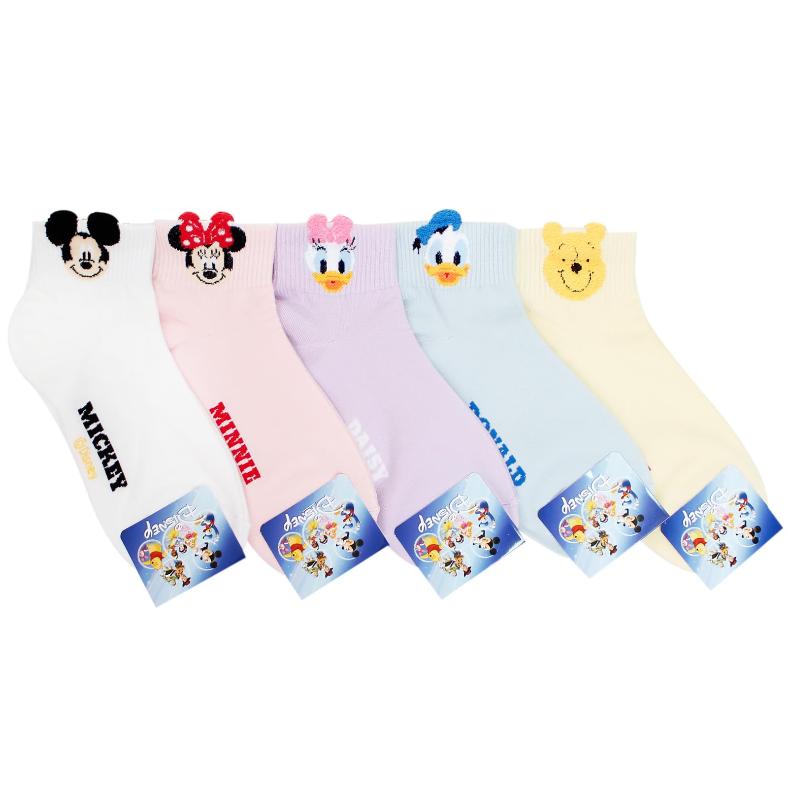 Cartoon Character Women's Crew Socks - Fun & Comfortable Original Design Ankle Socks for Daily Wear, Workout, and Gift Giving