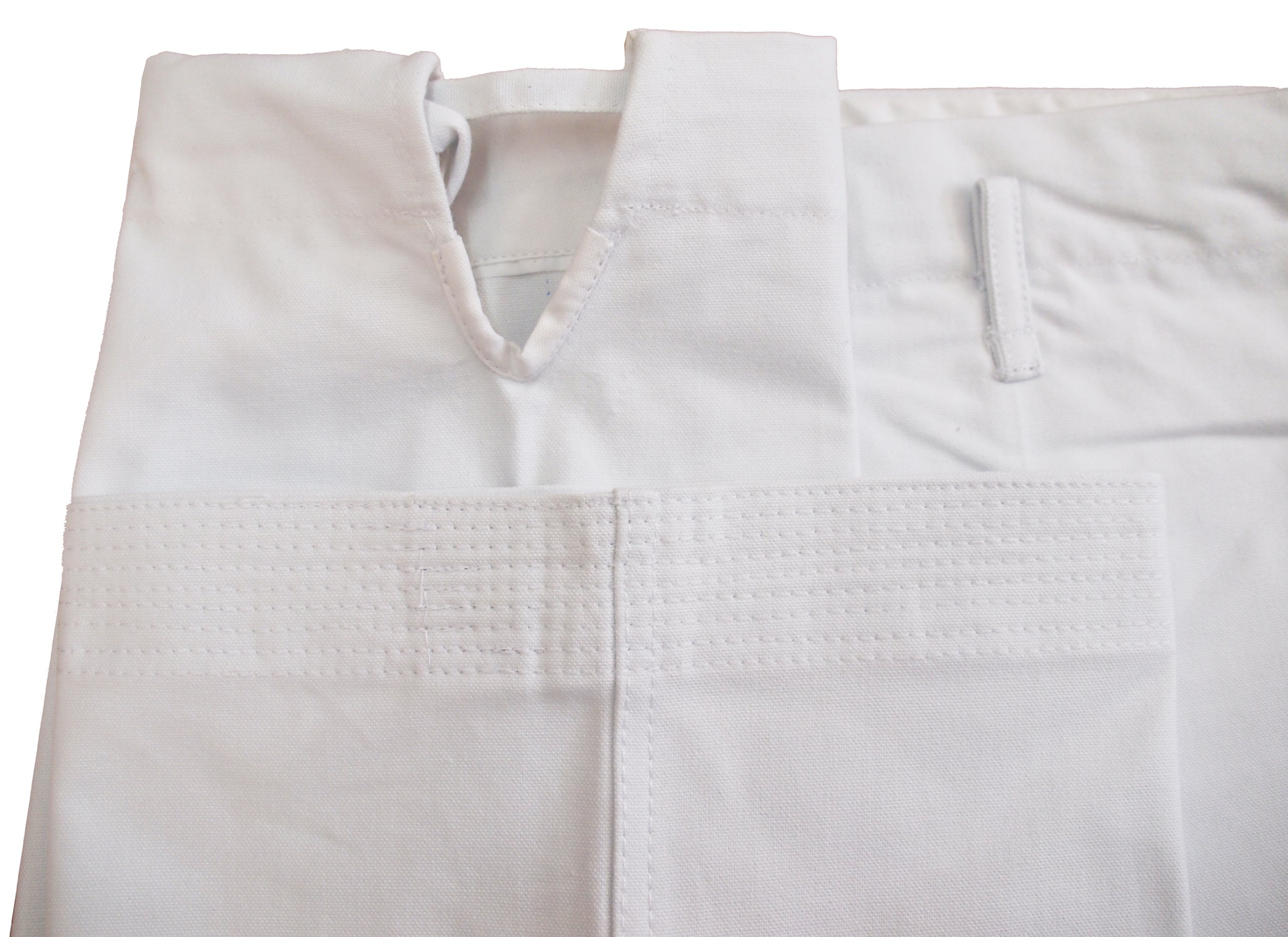 Premium 100% Cotton White Karate & Kobudo Pants for Men & Women - Authentic Martial Arts Training Uniform for Dojo, Competition & Practice