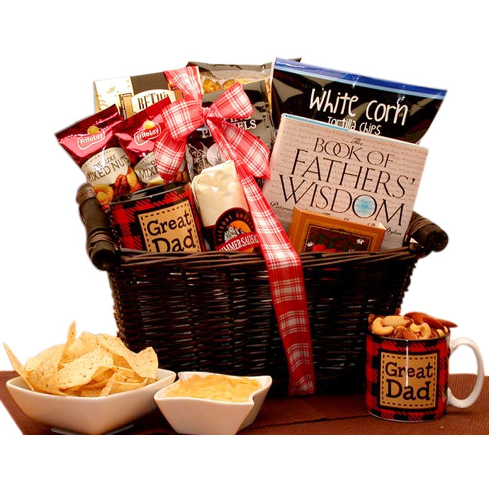 Best Dad Gift Basket - Thoughtful Father's Day, Birthday & Retirement Present for Him - Perfect for Holidays, Special Occasions & Appreciation Gifts