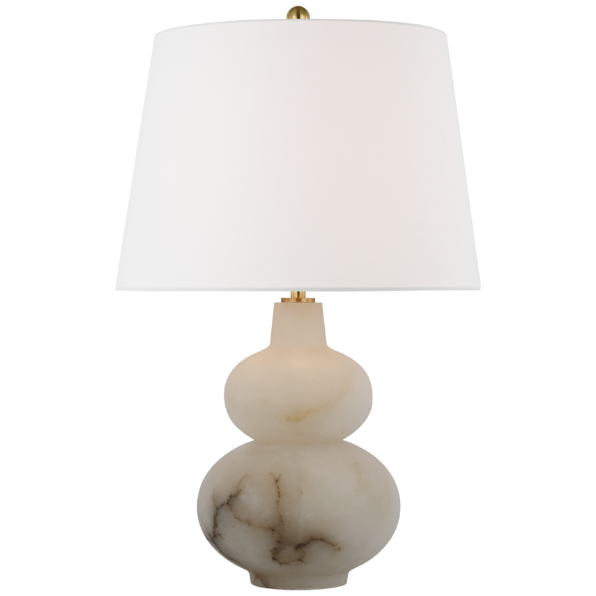 Modern Ciccio Large Table Lamp with Fabric Shade - Elegant Home & Office Lighting for Bedroom, Living Room, and Study Desk