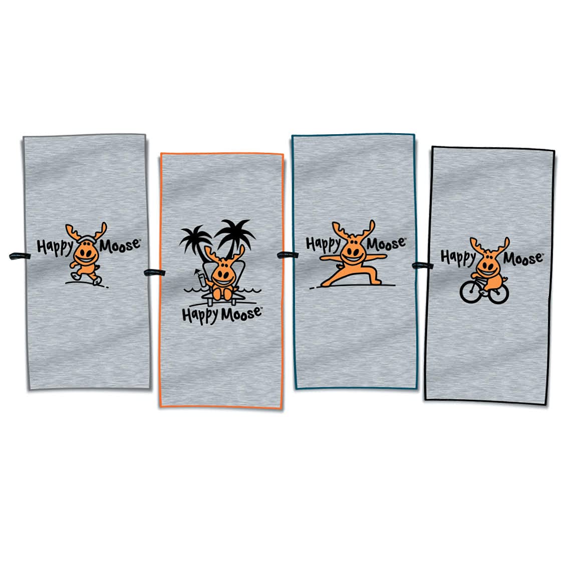 Premium 4-Pack Quick-Dry Fitness Towels for Gym, Yoga & Workout - Soft & Absorbent Sports Towels for Men & Women - Ideal for Running, Cycling & Home Exercise