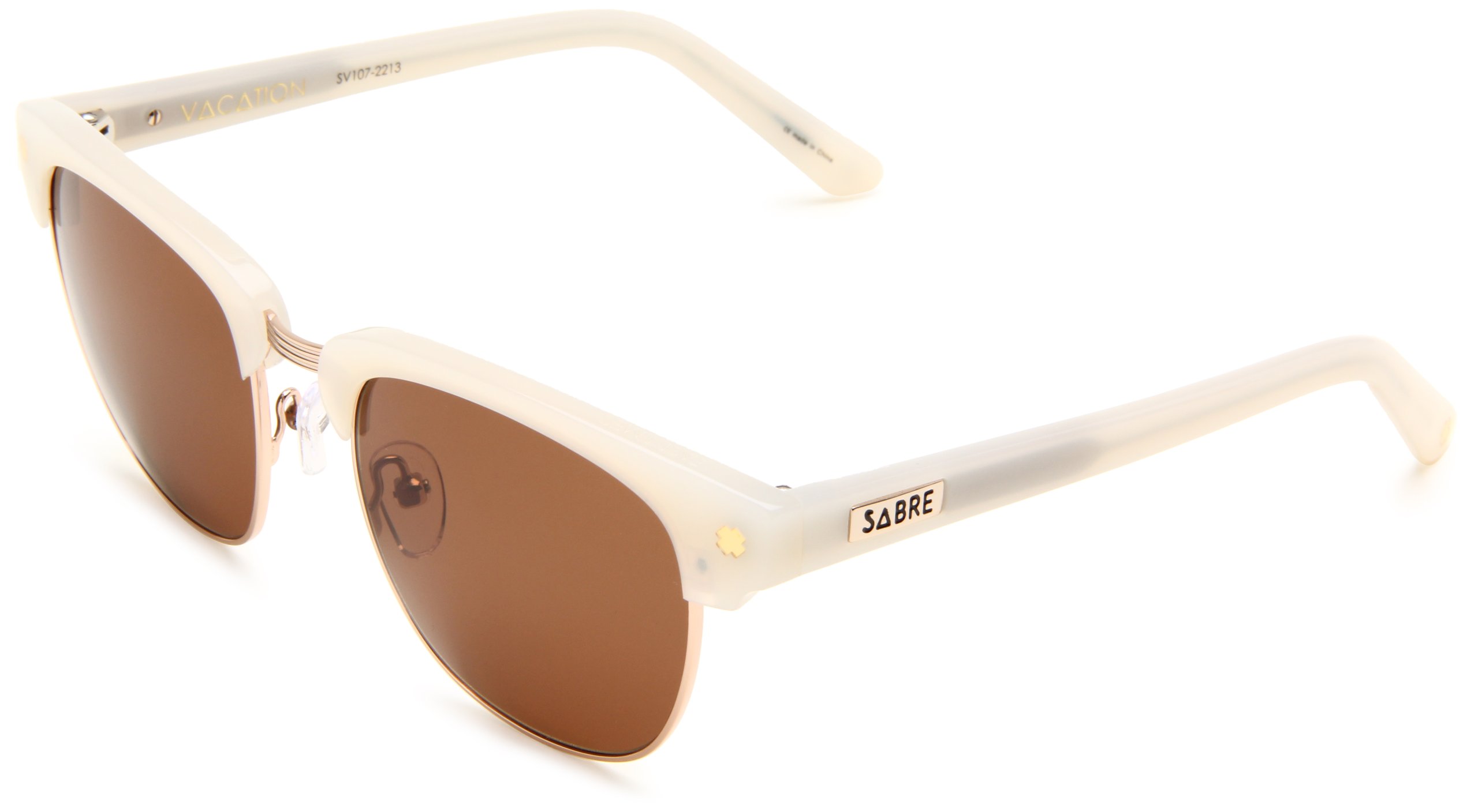 Sabre Vacation Semi-Rimless Polarized Sunglasses for Men & Women - UV400 Protection - Lightweight & Comfortable - Perfect for Beach, Driving & Outdoor Activities