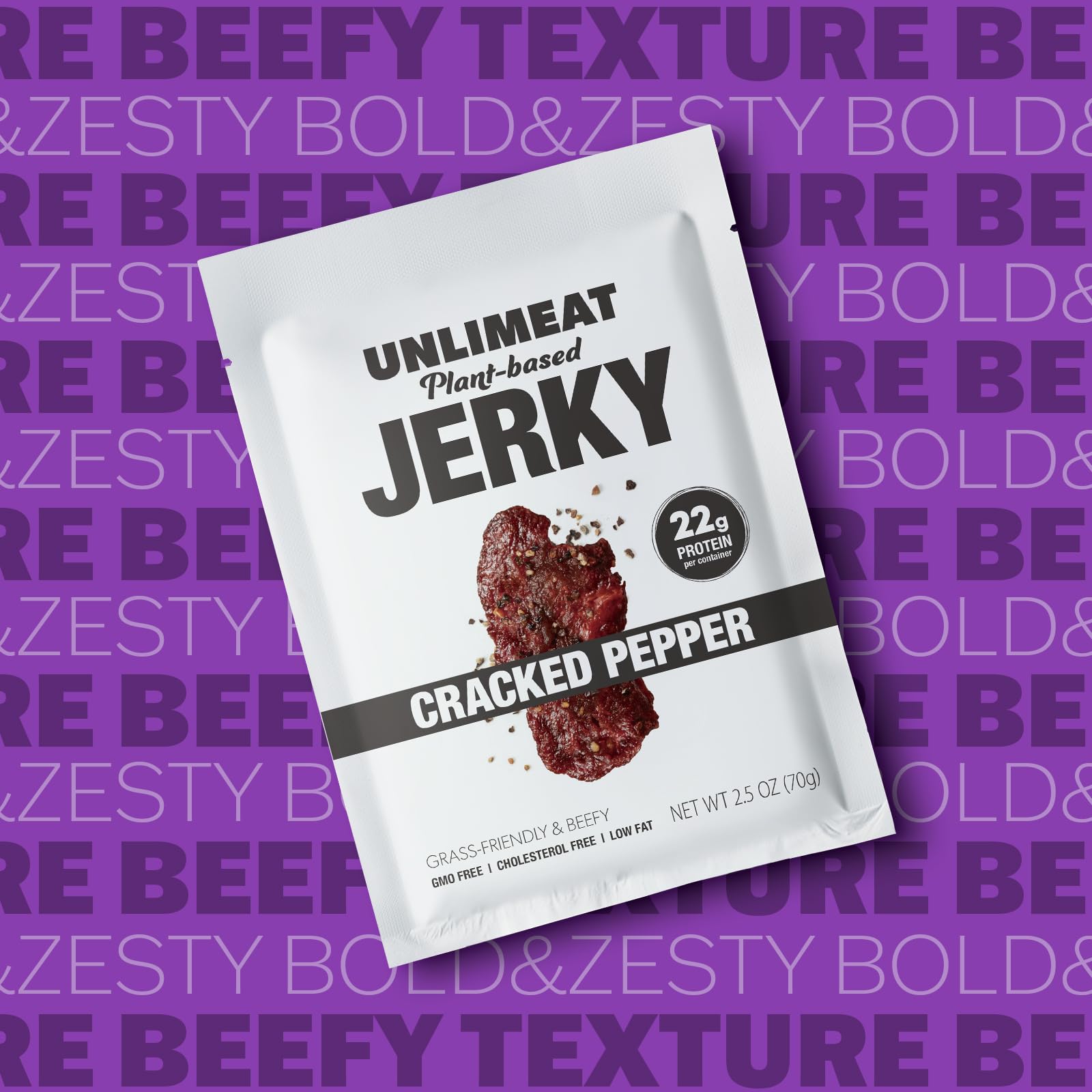 UNLIMEAT Plant-Based Jerky - High Protein, Korean, Non-GMO | Snack for Hiking & Travel