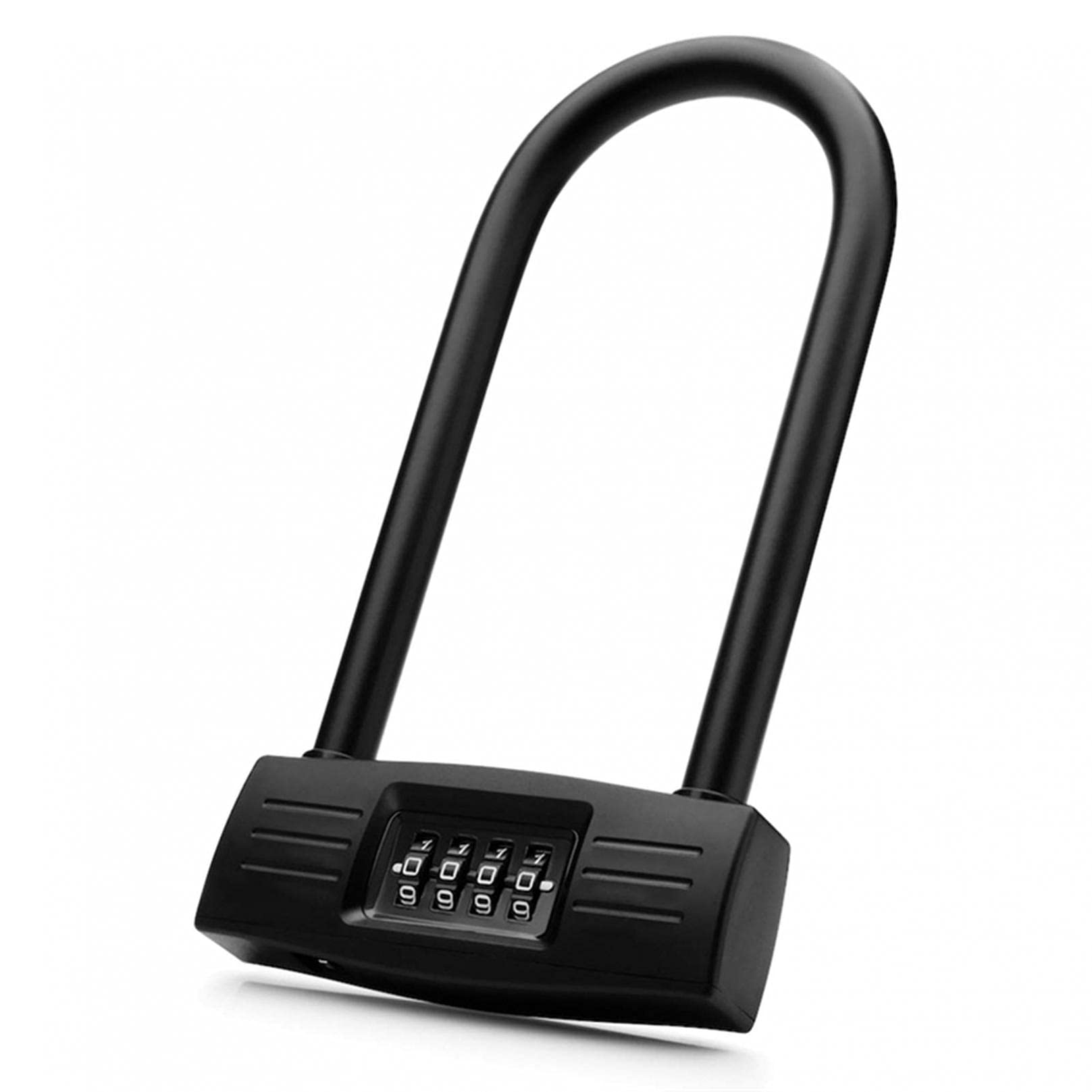 Heavy Duty Bicycle U Lock with Combination - Anti-Theft Bike Scooter Motorcycle Security Lock for Outdoor Cycling, Commuting & Parking (Black) | Perfect for Urban Commuters, Campus Security & Motorcycle Protection