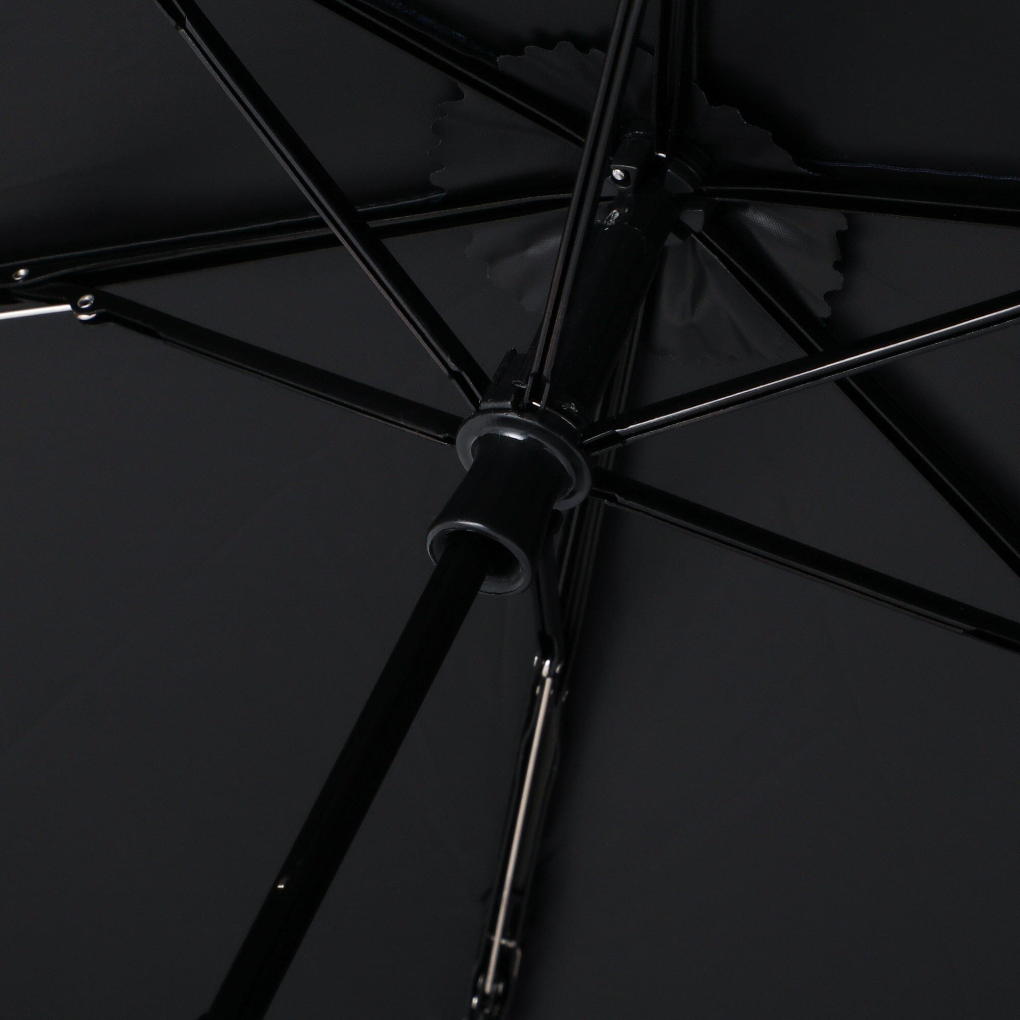 Classic Frill Folding Umbrella 50Cm Navy - Compact Travel Umbrella for Sun & Rain Protection - Perfect for Outdoor Activities, Commuting and Travel
