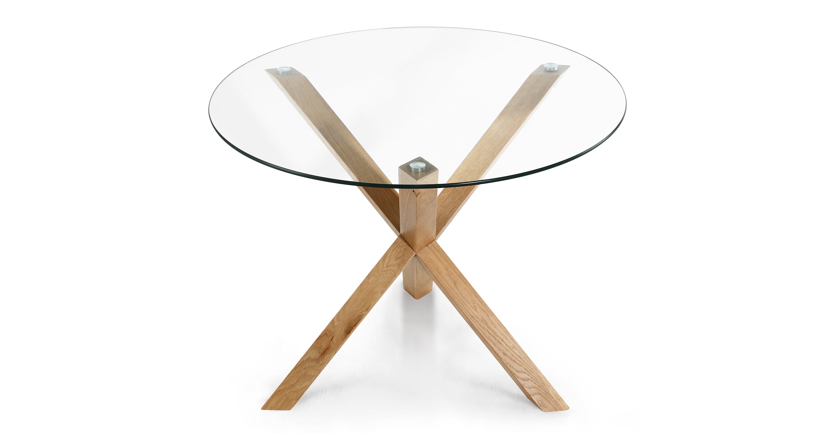 Kennedy 37.4 Inch Round Dining Table - Modern Wood Kitchen Table for Small Spaces - Perfect for Breakfast Nook, Apartment Dining, and Cozy Family Meals