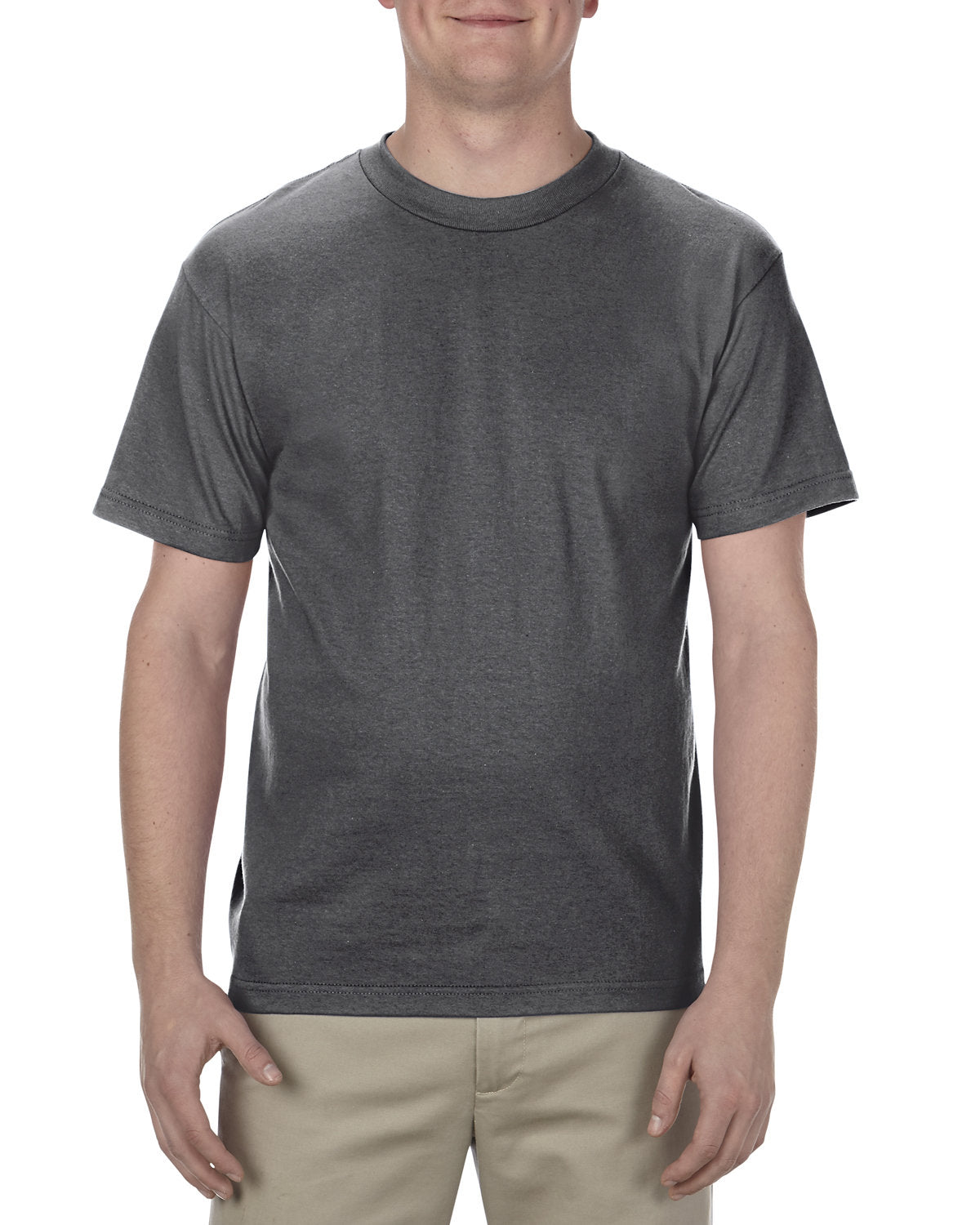 Alstyle AL1301 Men's & Women's 100% Cotton T-Shirt - 6.0 oz. Comfort Fit Crew Neck Tee for Casual Wear, Gym & Everyday Use