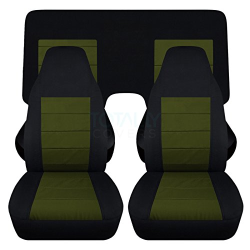 Black and Hunter Green