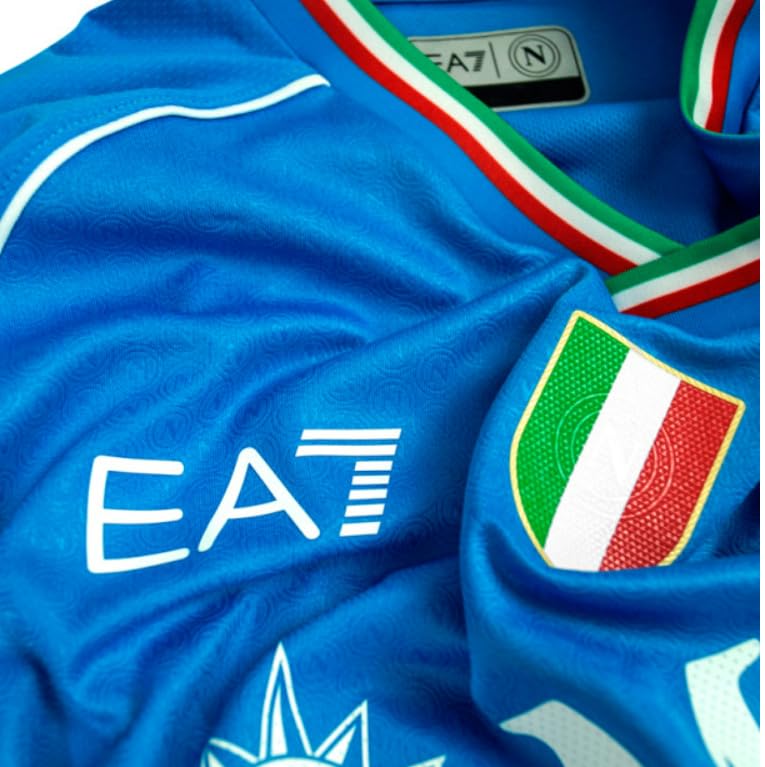 SSC Napoli Men's T-Shirt - Official Football Jersey for Fans, Casual Wear & Game Day Outfits