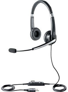 Jabra UC VOICE 550 MS Duo Wireless Headset - Noise Cancelling Office Headphones for Calls & Conferencing | Perfect for Remote Work, Customer Service & Business Communications