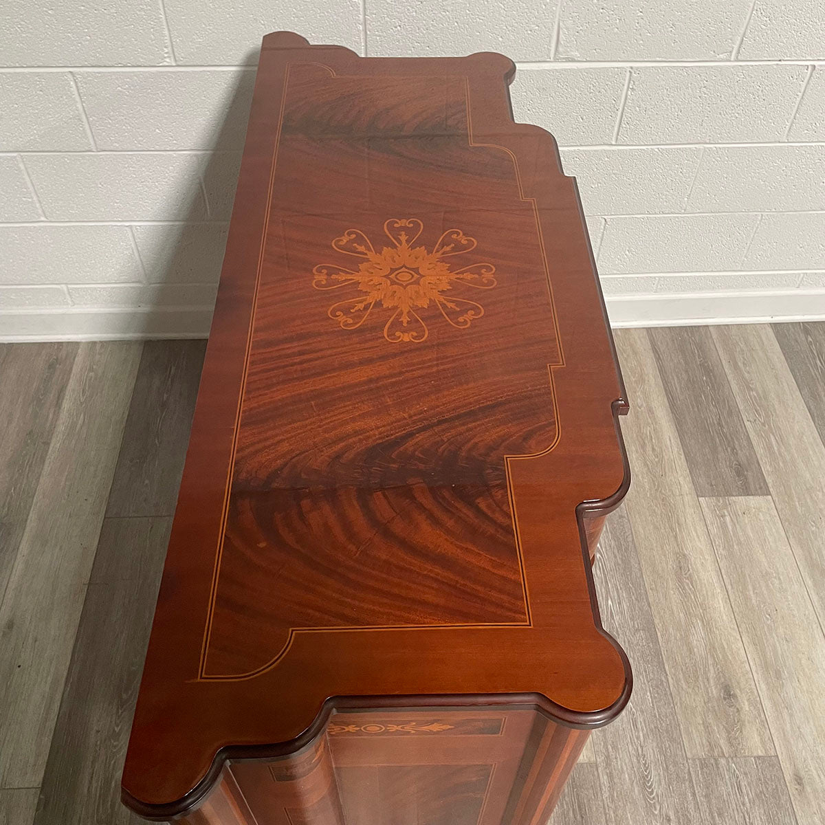 Solid Wood Console Table with 4 Drawers - Stylish Entryway Storage for Hallway, Living Room & Bedroom Organization