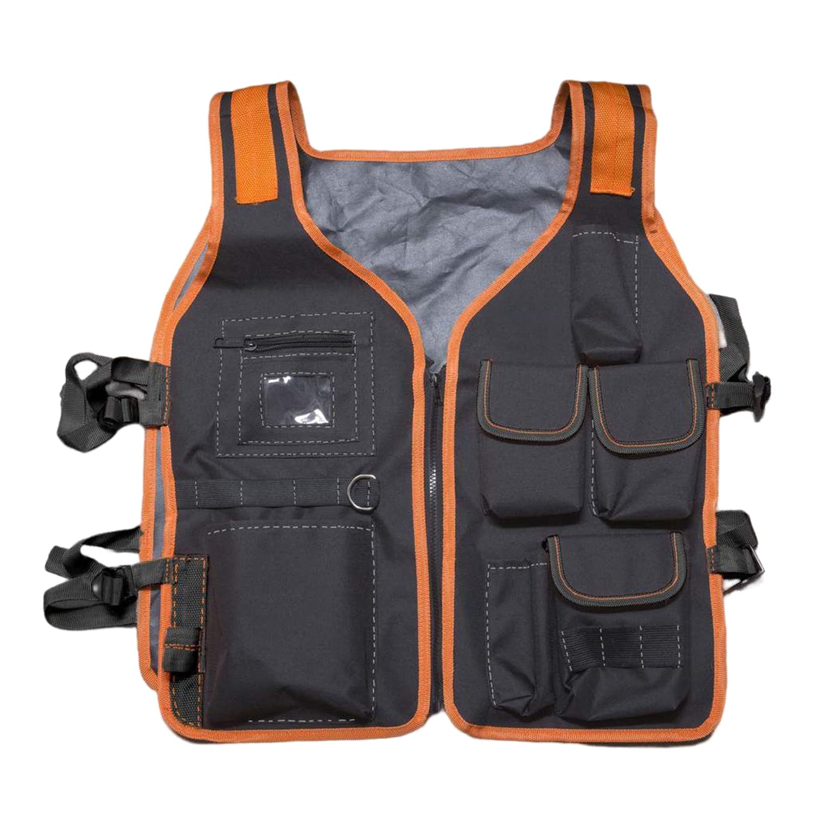 Lightweight Work Vest for Carpenters - Large Capacity Tool Vest with Customizable Pouches | Durable & Practical Tool Holder for Construction, Woodworking & DIY Projects